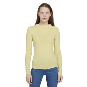 Tom Tailor 25987 Yumuşak Sarı Kadın T-Shirt