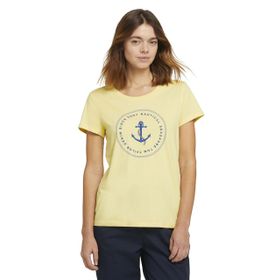 Tom Tailor 25987 Yumuşak Sarı Kadın T-Shirt