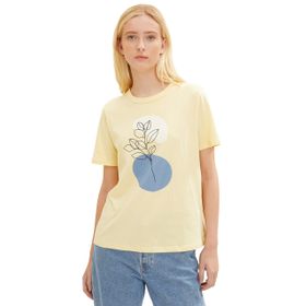 Tom Tailor 25987 Yumuşak Sarı Kadın T-Shirt