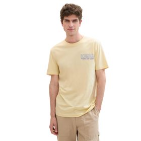 Tom Tailor 26299 Pastel Açık Sarı Denim Erkek T-shirt