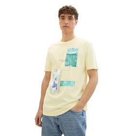 Tom Tailor 26299 Pastel Açık Sarı Denim Erkek T-shirt