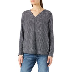 Tom Tailor 26428 Lacivert Geometrik Tasarım Kadın Bluzu