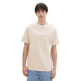 Tom Tailor 27609 Denim Soğuk Bej Erkek T-shirt