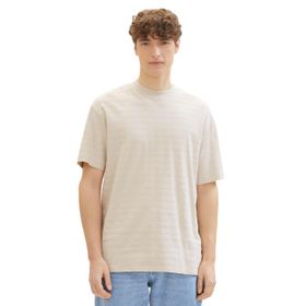 Tom Tailor 27609 Denim Soğuk Bej Erkek T-shirt