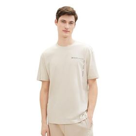 Tom Tailor 27609 Denim Soğuk Bej Erkek T-shirt