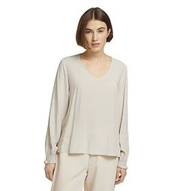 Tom Tailor 27609 Soğuk Bej Kadın Bluz