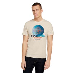 Tom Tailor 28130 Yumuşak Tereyağı Kremi Erkek T-Shirt