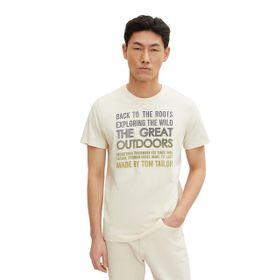 Tom Tailor 28130 Yumuşak Tereyağı Kremi Erkek T-Shirt
