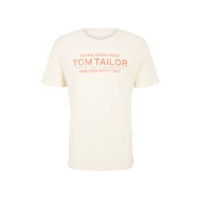 Tom Tailor 28130 Yumuşak Tereyağı Kremi Erkek T-Shirt