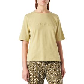 Tom Tailor 28725 Açık Orta Zeytin Rengi Yazılı Kadın T-shirt