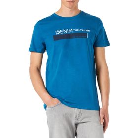 Tom Tailor 28857 Mavi Petrol Erkek T-Shirt