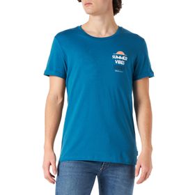 Tom Tailor 28857 Mavi Petrol Erkek T-Shirt