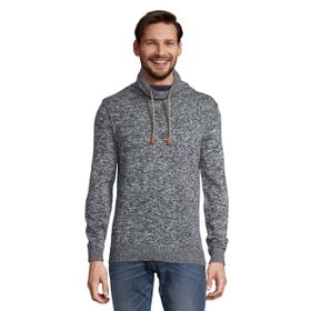 Tom Tailor 28979 Lacivert Çok Slub Mouline Erkek Dokulu Kazak