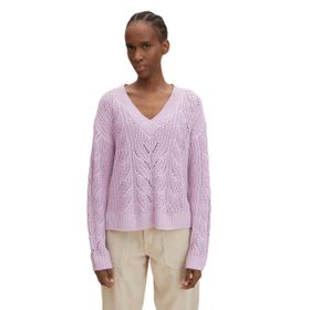 Tom Tailor 28995 Yumuşak Lila Kadın T-Shirt