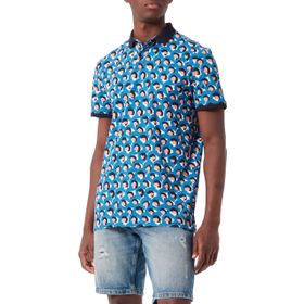 Tom Tailor 29713 Blue Arty Half Circle Print Erkek T-shirt