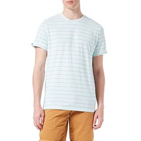 Tom Tailor 29787 White Mint Haze Enject Stripe Erkek T-shirt