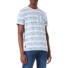 Tom Tailor 29810 Navy Aop Stripe Çizgili Erkek T-shirt
