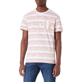 Tom Tailor 29811 Turuncu Aop Stripe Çizgili Erkek T-shirt