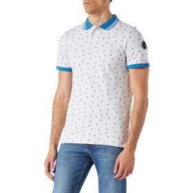 Tom Tailor 29814 Baskılı Pike Polo Mavi Parasol Tasarımı T-shirt