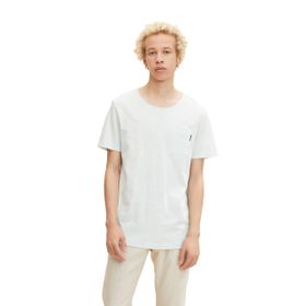 Tom Tailor 29885 Aqua White Yd Stripe Denim Erkek T-shirt