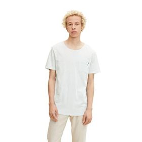 Tom Tailor 29885 Aqua White Yd Stripe Denim Erkek T-shirt