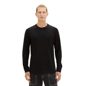 Tom Tailor 29999 Siyah Uzun Kollu Erkek T-Shirt