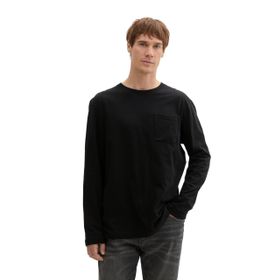 Tom Tailor 29999 Siyah Uzun Kollu Erkek T-Shirt