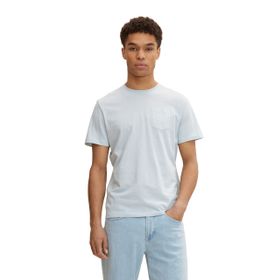 Tom Tailor 30056 Beyaz Mint Üçlü Çizgili Erkek T-shirt
