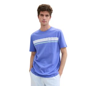 Tom Tailor 30104 Denim Yaban Mersini Mavisi Erkek Basic Bisiklet Yaka T-shirt