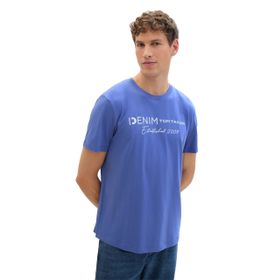 Tom Tailor 30104 Yaban Mersini Mavisi Denim Erkek T-shirt