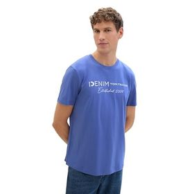 Tom Tailor 30104 Yaban Mersini Mavisi Denim Erkek T-shirt