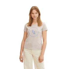Tom Tailor 30224 Bulut Grisi Kadın T-shirt