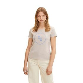 Tom Tailor 30224 Bulut Grisi Kadın T-shirt