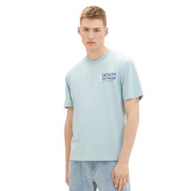Tom Tailor 30463 Denim Dusty Mint Blue Erkek T-shirt