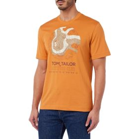 Tom Tailor 32243 Domates Kreması Turuncu Erkek T-shirt