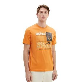 Tom Tailor 32243 Domates Kreması Turuncu Erkek T-shirt