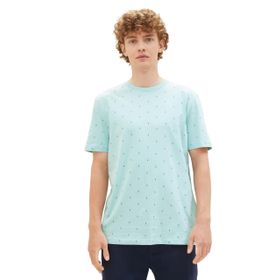 Tom Tailor 34996 Denim Mavi Dikey D Baskı Erkek T-shirt