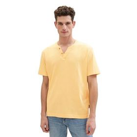 Tom Tailor 35069 Sarı Öğütme Yapısı Erkek T-shirt
