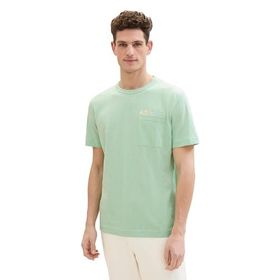 Tom Tailor 35070 Mint Grindle Structure Erkek T-shirt