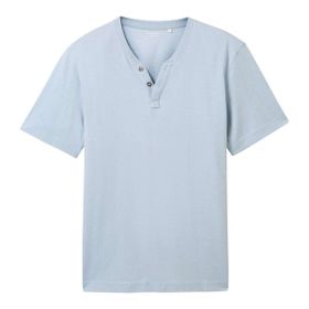 Tom Tailor 35086 Foggy Blue Grindle Structure Erkek T-shirt