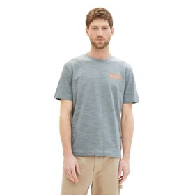 Tom Tailor 35195 Mint Grisi Lacivert Enjeksiyonlu Erkek T-shirt