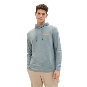 Tom Tailor 35195 Mint Grisi Lacivert Enjeksiyonlu Erkek T-shirt