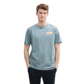 Tom Tailor 35195 Mint Grisi Lacivert Enjeksiyonlu Erkek T-shirt