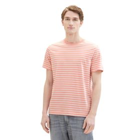 Tom Tailor 35210 White Stripe Erkek T-shirt