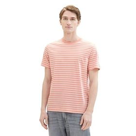 Tom Tailor 35210 White Stripe Erkek T-shirt