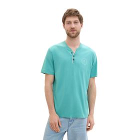 Tom Tailor 35272 Basic Çayır Camgöbeği Erkek T-shirt