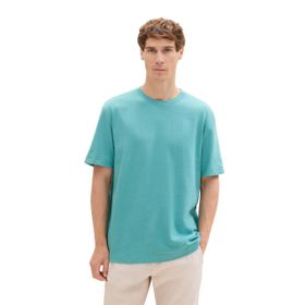 Tom Tailor 35272 Basic Çayır Camgöbeği Erkek T-shirt