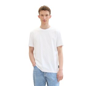 Tom Tailor 35489 Denim White Multi Mini Wave Erkek T-shirt