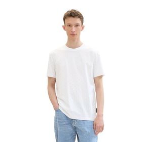 Tom Tailor 35489 Denim White Multi Mini Wave Erkek T-shirt