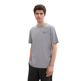 Tom Tailor 35596 Basic Çizgili Lacivert Beyaz Çizgili Erkek T-shirt